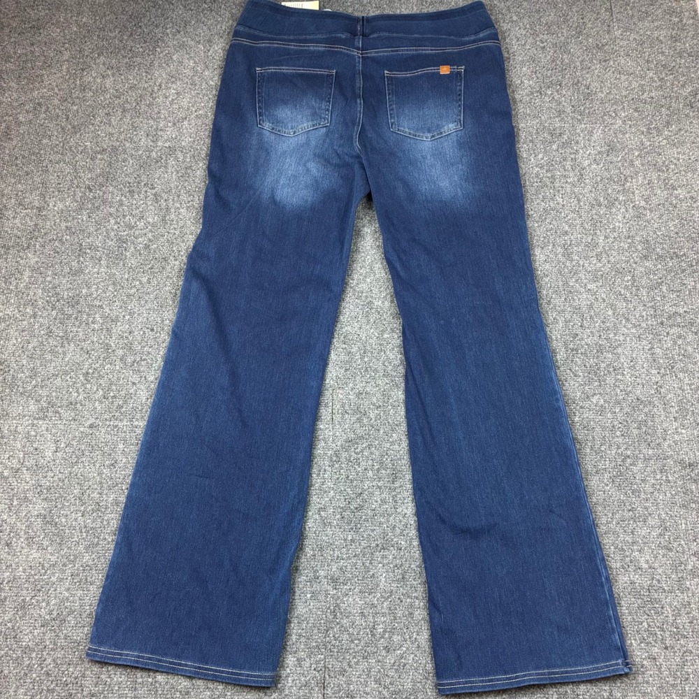 HALARA Women's Wide Leg Jeans in Denim Blue - Picture 9 of 10